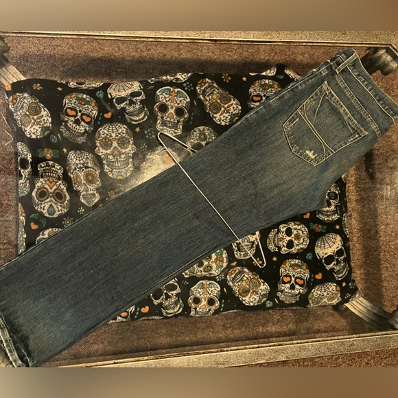 HOLLISTER®️🦜 Distressed Ripped Men’s Jean 36W x 34L ⚜️🤖VINTAGE STYLE🤖⚜️ - Picture 15 of 16